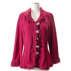 *** SOLD ***  NEON BUDDHA Funky Jacket, Bling Buttons